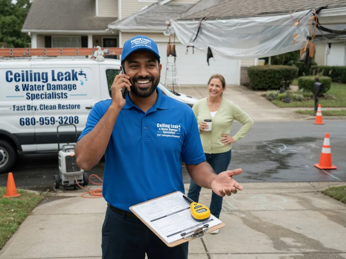 Ceiling Leak Cleanup Wimberley, TX FAQs